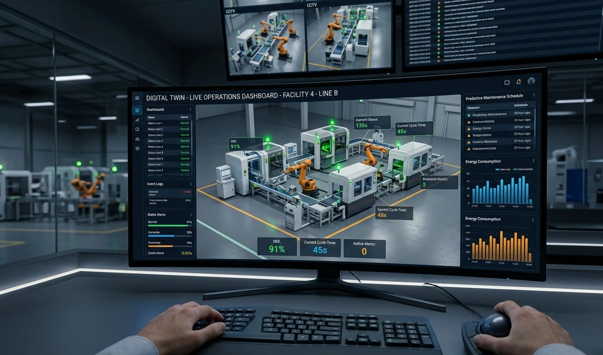 Digital Twin, Live Operations Dashboard