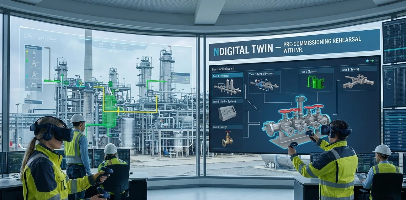 Digital Twin, Pre-Commissioning Rehearsal